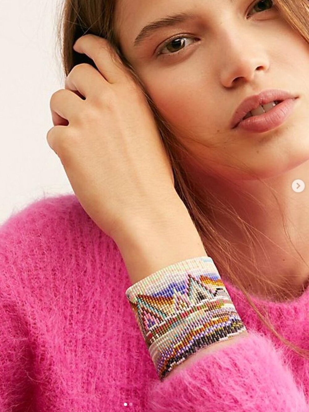 Julie Rofman handwoven cuff bracelet